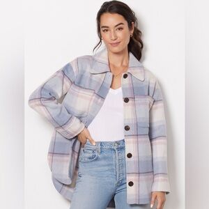 Rails Connie Plaid Wool Blend Shacket